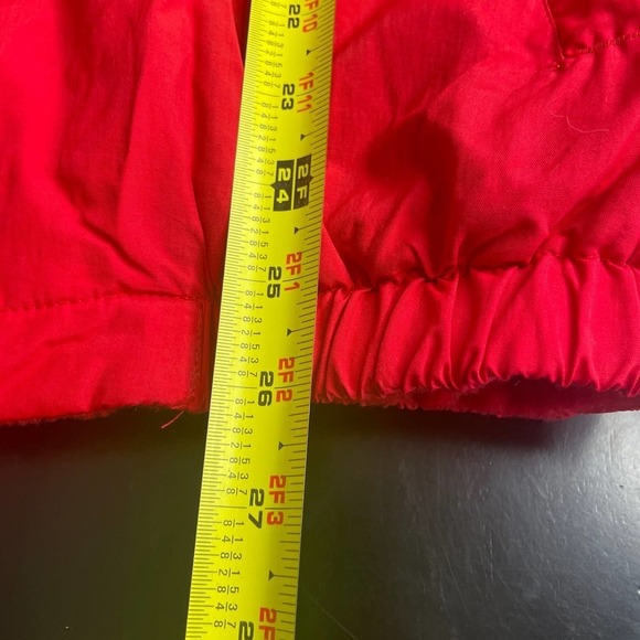Canon Photography NFL Red Zip Up Sleeveless Zip Up Vest Jacket Size Medium - Picture 8 of 10
